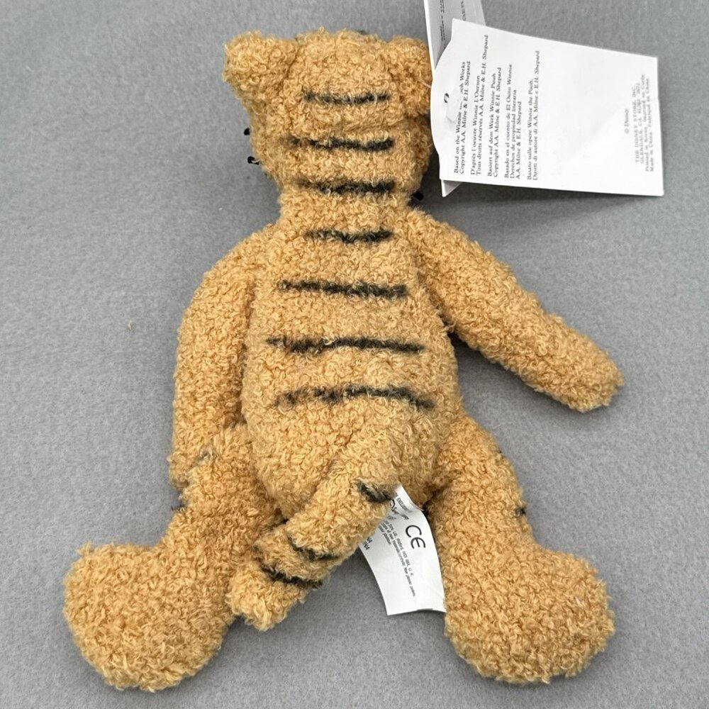 Classic Tigger Plushie Winnie The Pooh Disney Store Fuzzy 8" Stuffed Toy Animal - Picture 2 of 6